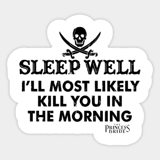 SLEEP WELL Sticker